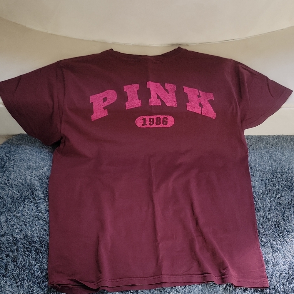 PINK Victoria's Secret Berry Crewneck Tee
